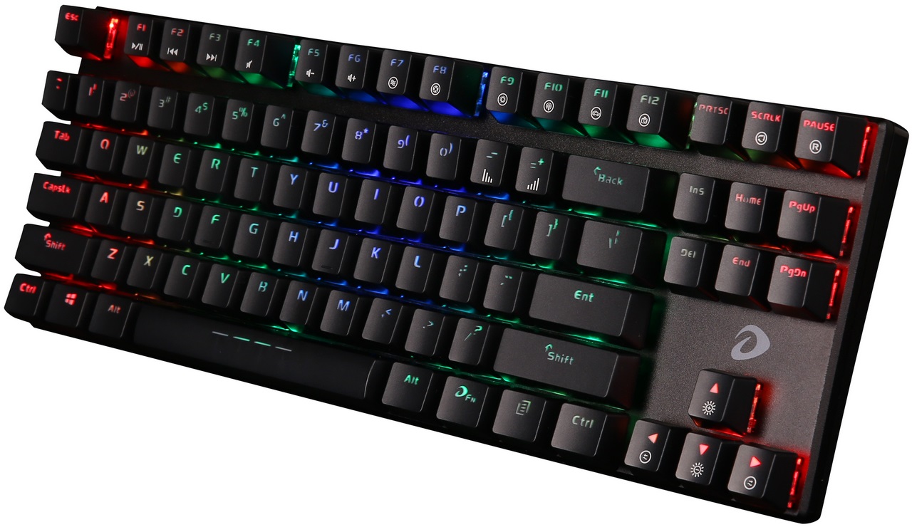 Bàn phím cơ Dareu EK810 RGB Mechanical Red Switch 87 Black  sử dụng switch độc quyền DareU